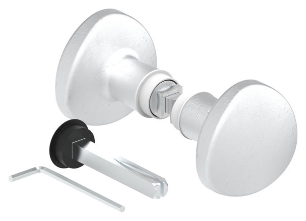 Tuerdrueckerpaar Aluminium gerundet- variabel einsetzbar-88.1115903