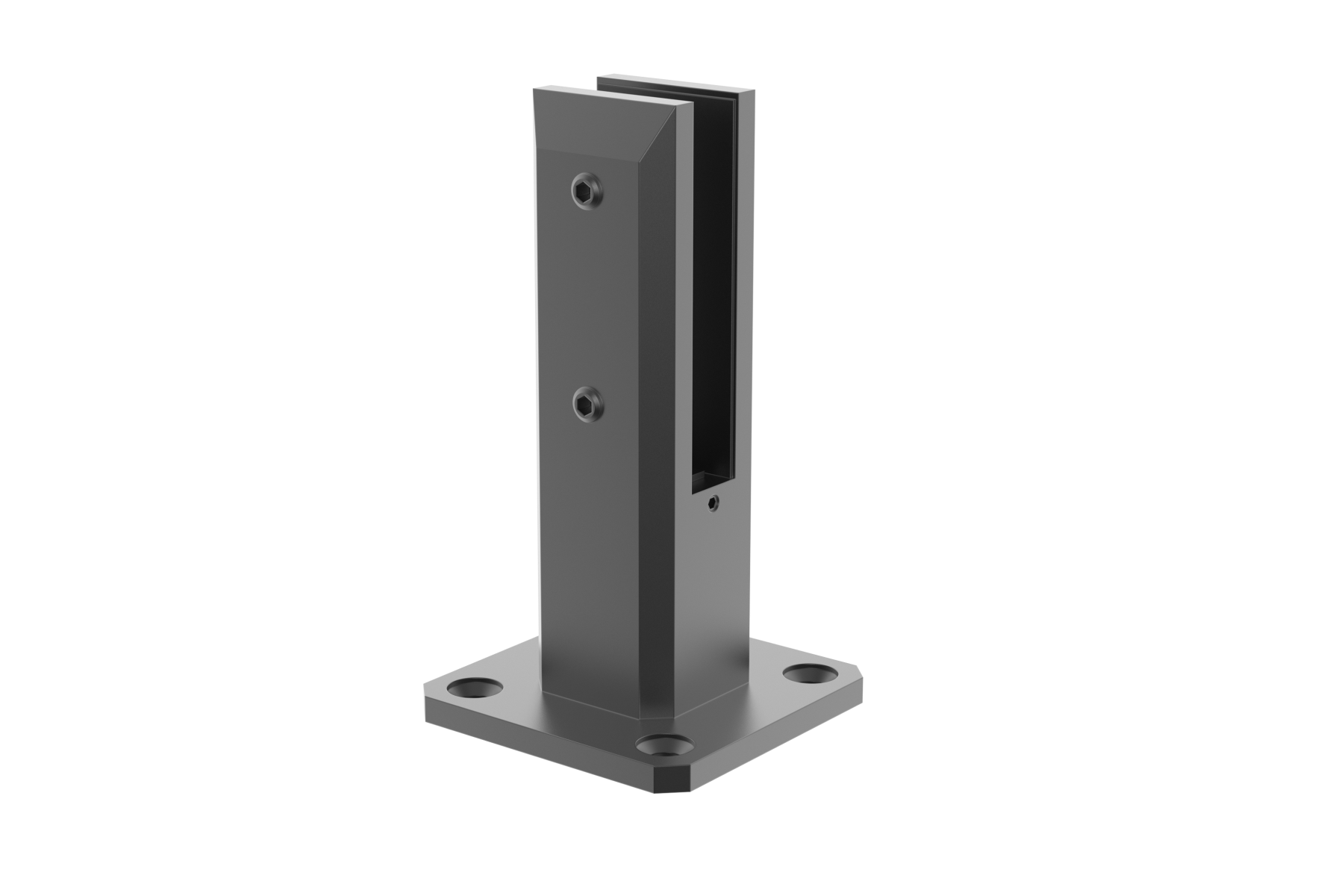 Umakov Glaszapfen Edelstahl A2 Anthrazit RAL 7016 fuer 12-17-52mm Glas-89-11AAN6200000C-A.4