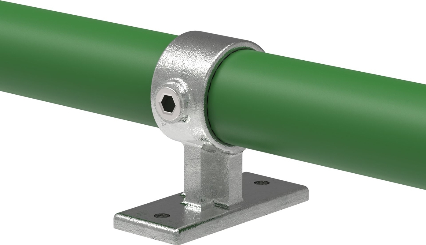 Rohrverbinder Handlaufhalterung Befestigungsschraube 90° Ø 26-9 – 48-3 mm - Temperguss verzinkt - 143W-143W