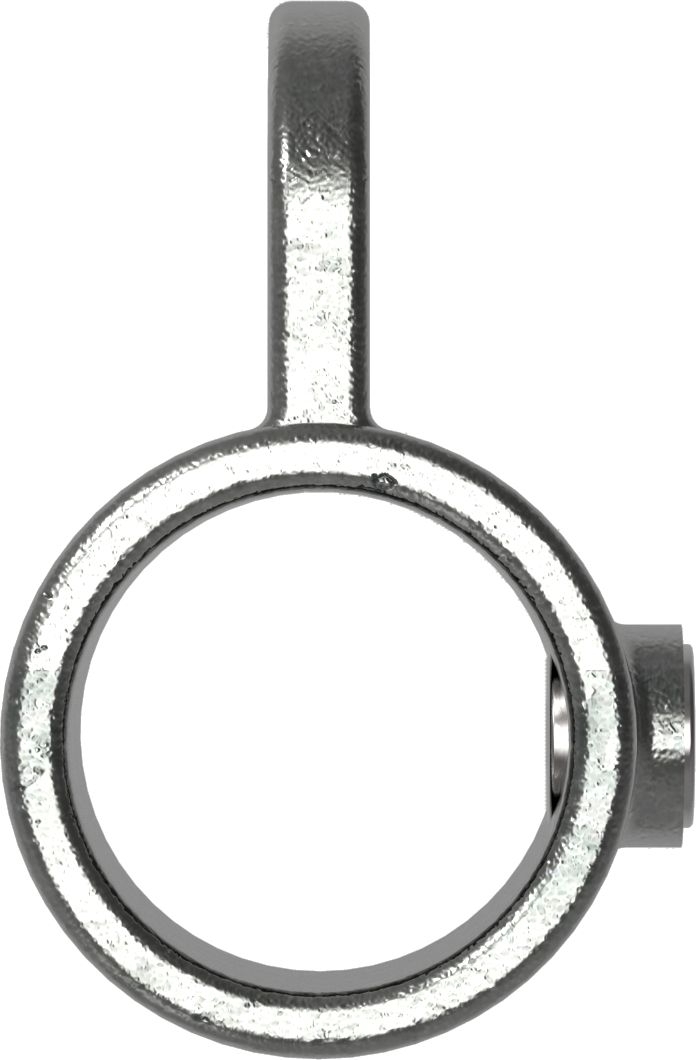 Rohrverbinder Gelenkauge einfach Ø 60-3 mm -2- - Temperguss verzinkt - 173ME60-173ME60