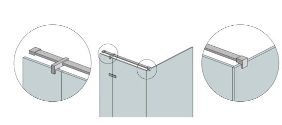Stangenhalter Edelstahl Glanz fuer Ø 19mm Stange an Rahmenprofil 30x10mm-89-11GS304ZP221PCR-A.4