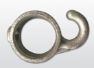 Rohrverbinder Stellring mit Haken Ø 42-4 mm -1 1-4- - Temperguss verzinkt - 182TC42-182TC42