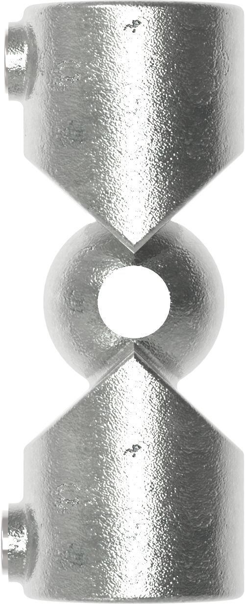 Rohrverbinder Eckstueck verstellbar Ø 42-4 mm -1 1-4- - Temperguss verzinkt - 125HC42-125HC42