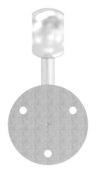 Handlaufhalter mit Kugelring fuer Rundrohr Ø 33-7 mm V2A-11-2116.4