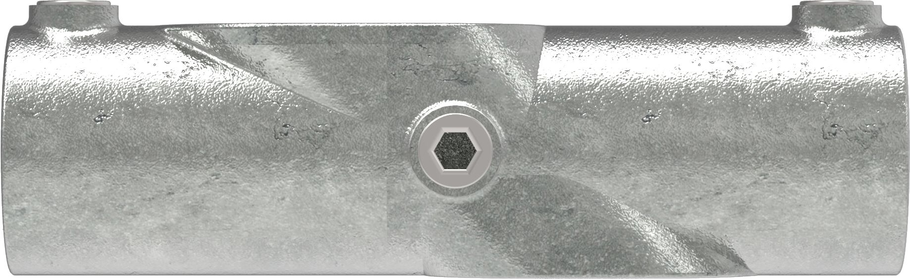 Rohrverbinder - Kreuzstueck 30-45° - 126D48 - 48-3 mm - 1 1-2- - Feuerverzinkt u. Elektrogalvanisiert-126D48