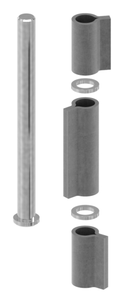 Anschweissband Stahl 3-teilig schwer Tragkraft 250 kg-30-3956.8