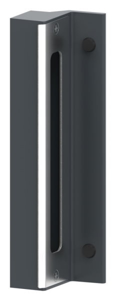 Anschlag fuer Gittertorschloss GTS 2- RAL 7016-88-1156703-ALU.7016