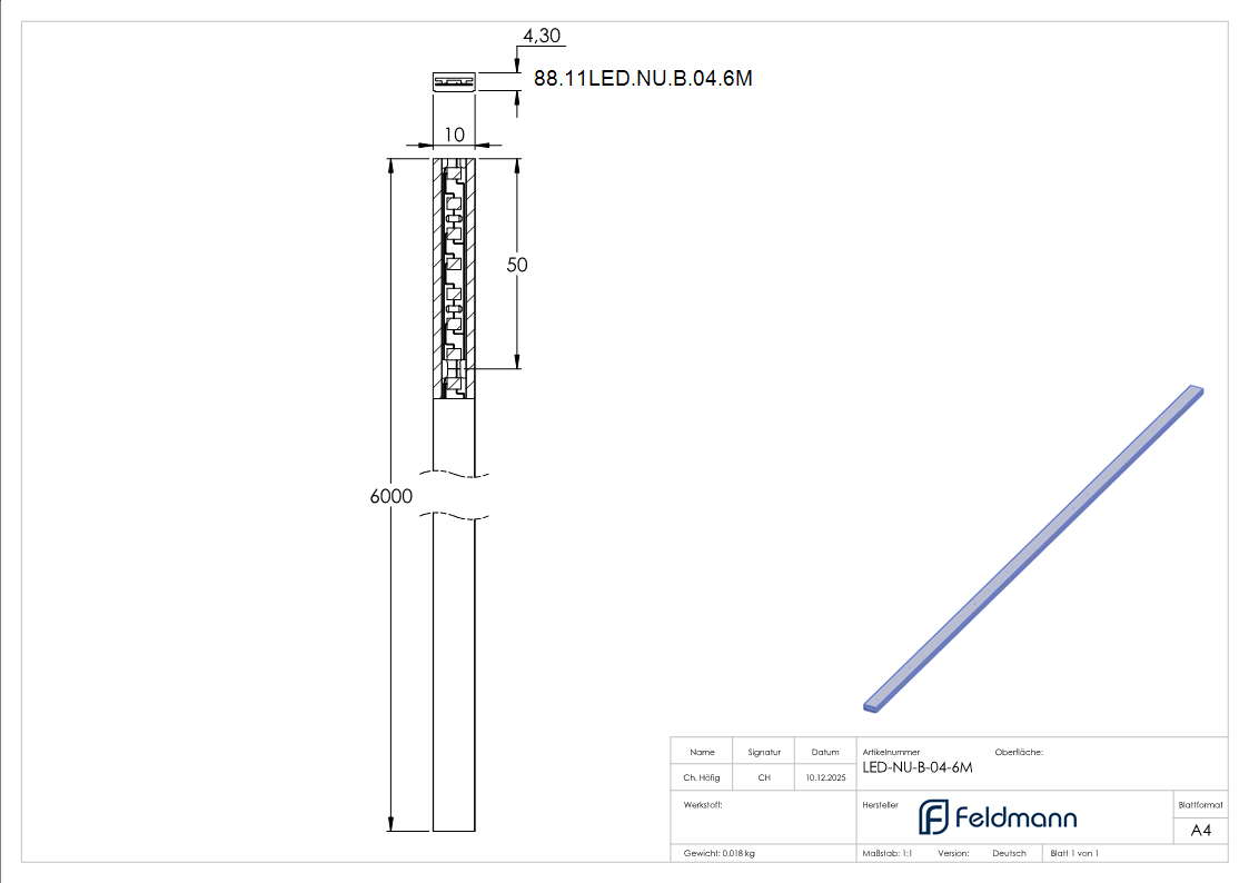 LED Band 6 m IP65 warmweiss 2700K-88-11LED-NU-B-04.6M