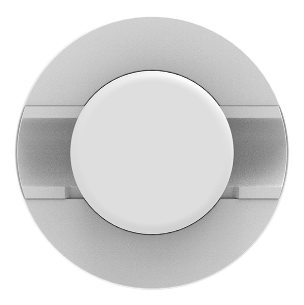 BRENK-fix® Halter Ø 50mm- Kunststoff- reinweiss 4 Stueck-88-11BR-50RW.KS