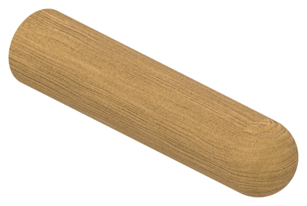 Holzhandlauf Kambala Holz Ø 42 mm Laenge 200 mm lackiert-88-11HHM.KAM42