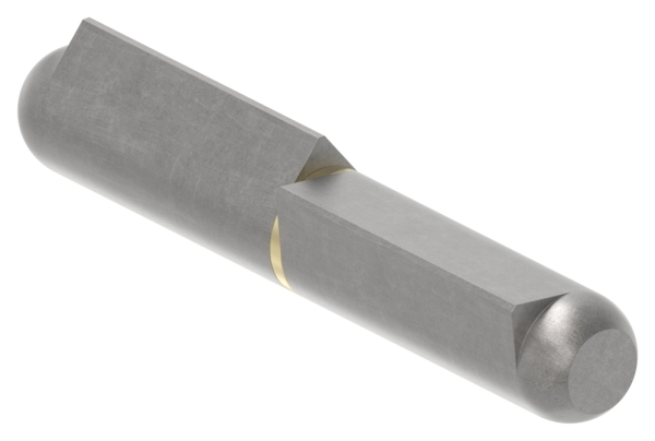 Anschweissband mit Messingring und -stift- Laenge- 100mm-88-1156515-ST.100