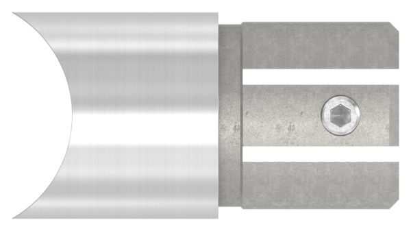 Winkelverbinder V2A Ø 42-4 mm auf Ø 48-3 mm mit Klemmschraube-11-3387.4