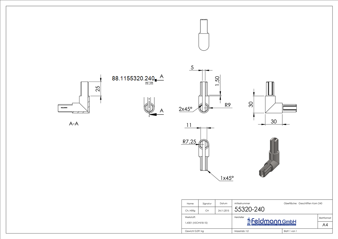 Eckverbinder fuer Klemmprofil 18 x 1-25 mm-88-1155320.240