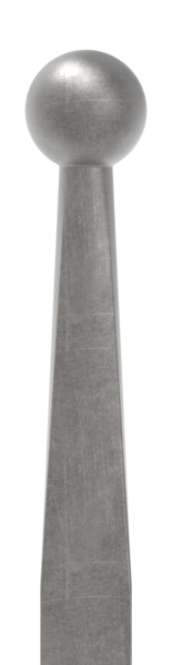 Zaunstab Laenge- 1200 mm Material 12x12 mm - Kugel Ø 16 mm Stahl S235JR- roh-30-1235.8