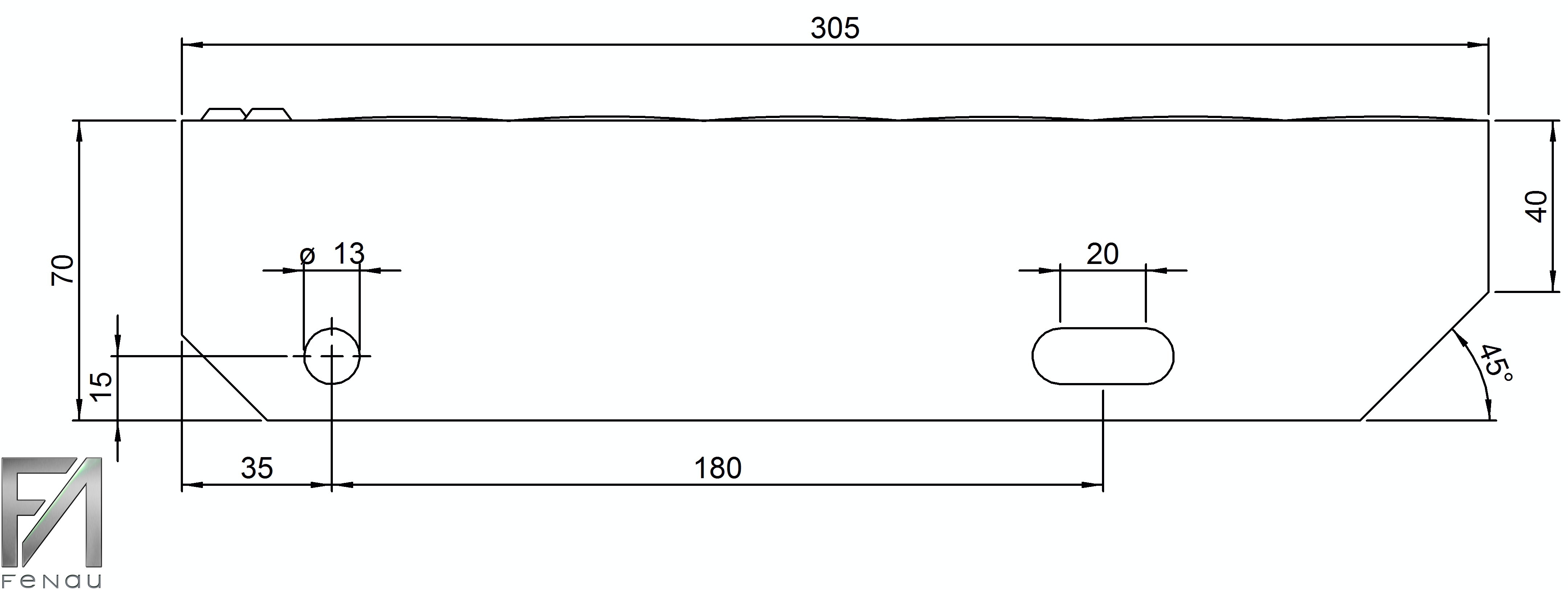 Schweisspressroststufe Metallstufe 800x305 mm Masche 34-38 mm Tragstab 30-3 mm S235JR feuerverzinkt-25-803030302.7