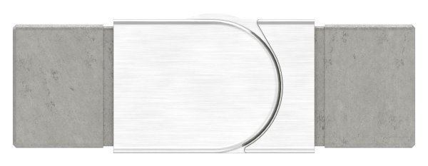 flex- Verbinder- Nutrohr 40x40mm- aufwaerts 25-55°-88-1160340.V4A