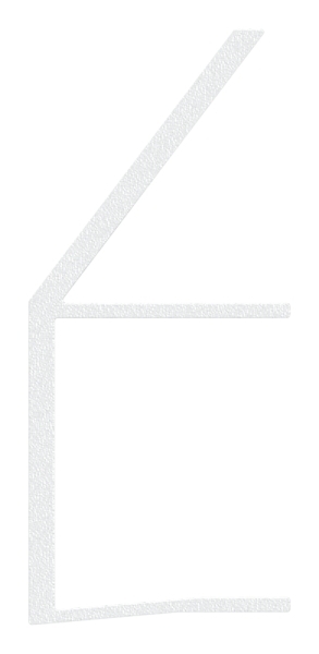 Regenrinne Aluminium fuer Glas 21-52 mm- L = 1400 mm- eloxiert E4-EV1-88-11VDE-RE-1400.21