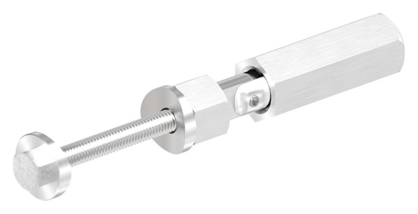 Gewindeterminal mit Gelenk - Fuer Seil Ø 4 mm - zur Selbstmontage fuer Pfosten Ø 42-4 mm - V2A-11-2900.4