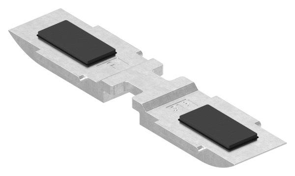 Sicherungsboden Edelstahl V4A -1-4401-04- fuer Mittelklemme Mod- 25-88-1125-MK-B.V4A