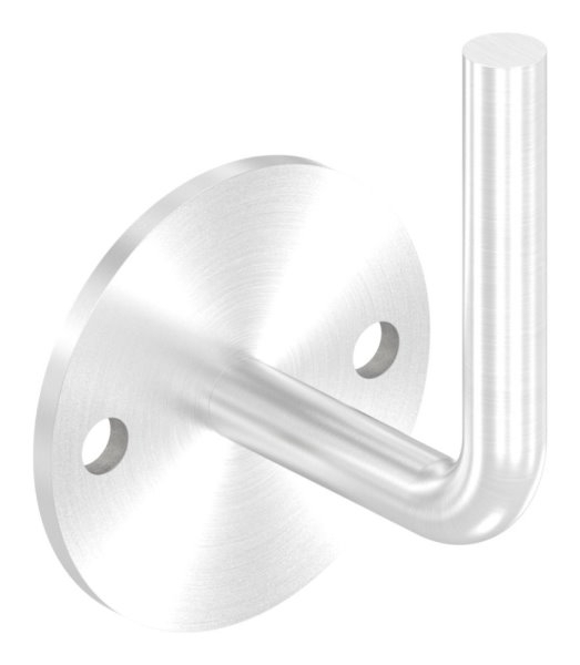 Handlaufhalter V2A Ronde 70x4mm Buegel 12mm Wandabstand 62mm zum Anschweissen-88-1150300-240-V.62
