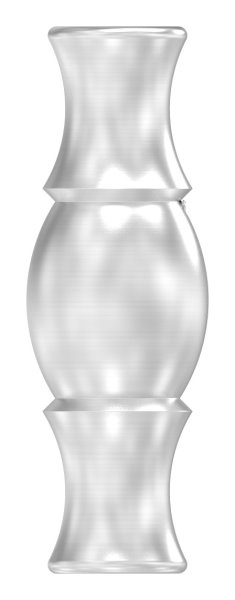 Zierhuelse 90x30 mm mit Bohrung 12-5 mm V2A-11-3483.4