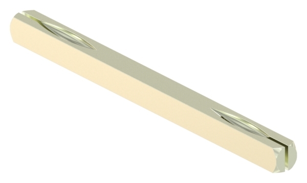 Drueckerstift Stahl 8x8 mm- L = 120 mm- verzinkt-88-118071.120