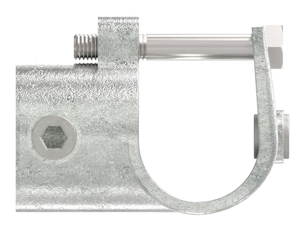 Rohrverbinder T-Stueck offen Ø 33-7 mm -1- - Temperguss verzinkt - 135B34-135B34