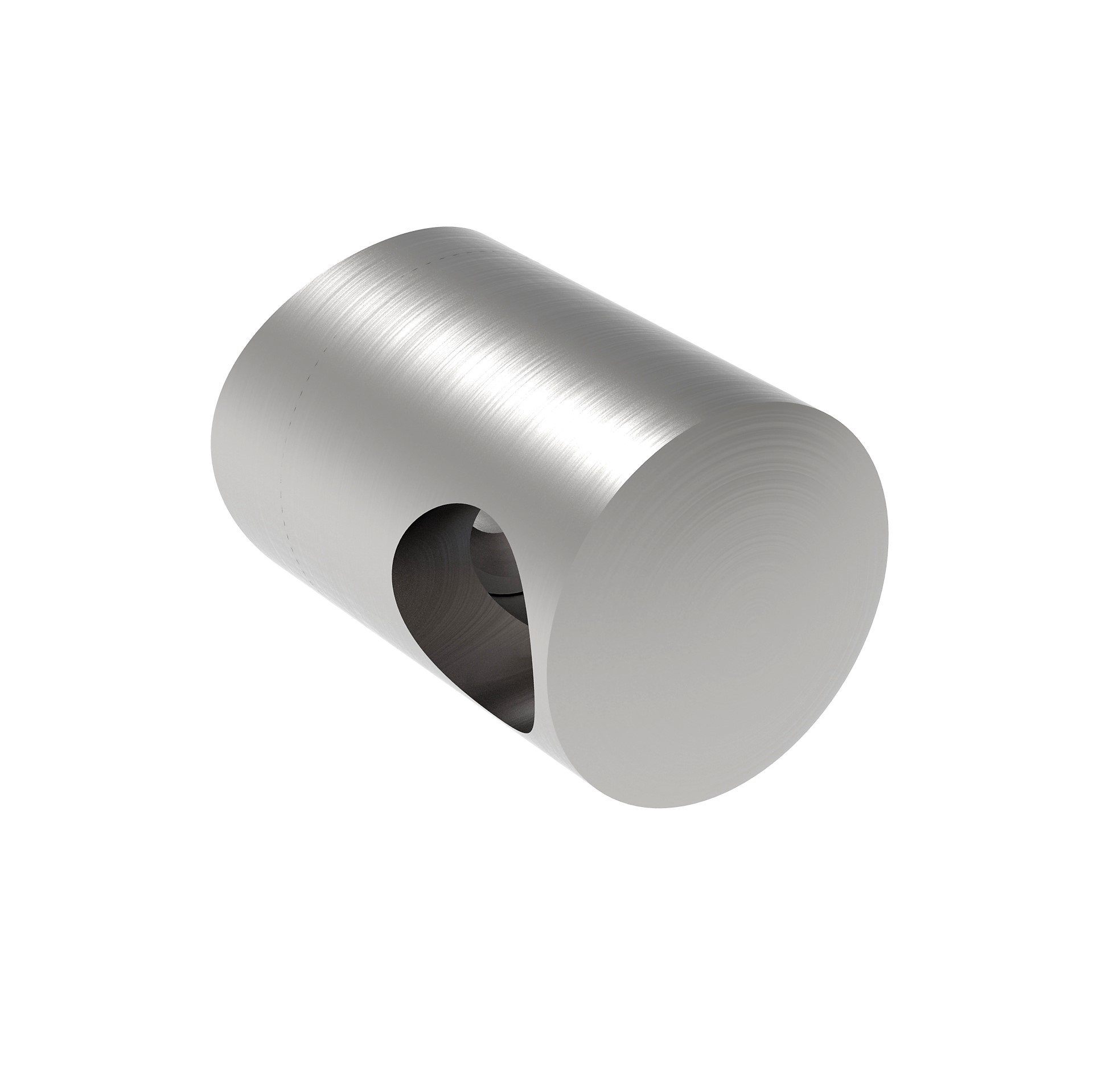 Querstabhalter V4A Edelstahl Ø 22 mm – Anschluss 42-4 mm fuer Rundstaebe 12 mm-11-1021-A.1