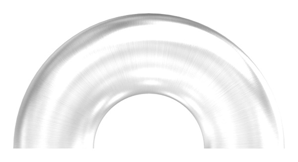 Bogen 180° zum Schweissen fuer Rundrohr- Ø 48-3 mm V2A- Bauart 3-11-3744.4